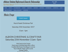 Tablet Screenshot of albionurc.org.uk